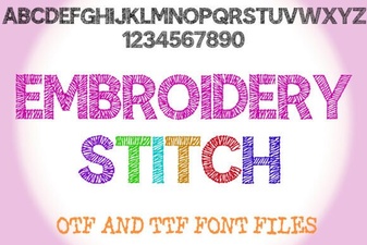 Creative Embroidery Fonts for Your Stitch Projects
