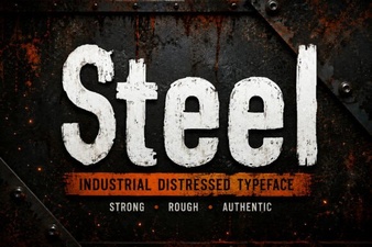Craft Bold Projects with Steel-Style Fonts