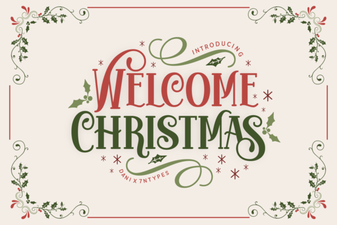 Festive Holiday Projects with the Welcome Christmas Font